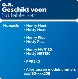 10x Dparts NVM-1CH stofzuigerzakken - 1 filter - 4 geurzakjes - geschikt voor Numatic - voor alle 12" Henry en Hetty stofzuigers - James - PPR240 - nr. 604015 — thumbnail 3