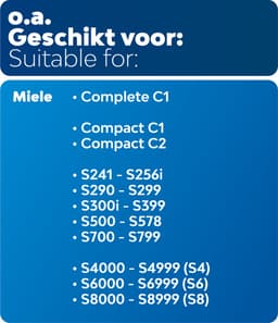 20x Dparts stofzuigerzakken geschikt voor Miele FJM - met motorfilter - HyClean 3D Efficiency - Complete C1 - Compact C1 C2 - S6000 - S4000 - S700 - S500 - S300i - S290 - S241 - MI30 — thumbnail 2