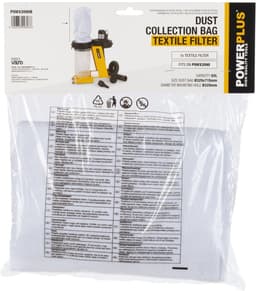 Powerplus - POWX2090B - Stofopvangzak - filter in textiel — thumbnail 4