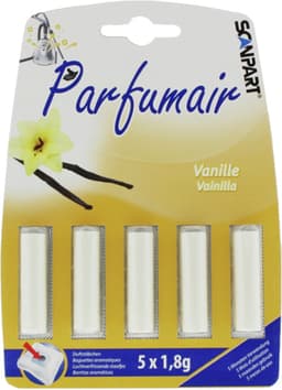 Parfumair geurstaafjes voor stofzuiger - Vanille geur - Stofzuigerverfrisser - Geschikt voor stofzuigerzak - 5 stuks — thumbnail 1