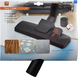 Scanpart stofzuigermondstuk 32 en 35 mm - Geschikt voor AEG Bosch Electrolux Miele Moulinex Nilfisk Panasonic Philips Rowenta Siemens - Zuigmond - Combimond - Voor harde en zachte vloeren - Universeel — thumbnail 1