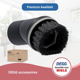 DEGG® - Stofzuiger Plumeau 35mm - Geschikt voor Miele - Opzetstuk Stofzuiger - Plumeauborstel - Stofzuiger Mond - Opzetborstel - Plumeau Stofzuiger Mondstuk - Stofzuiger Hulpstuk - Plumeau Compact - 2 STUK(S) — thumbnail 2