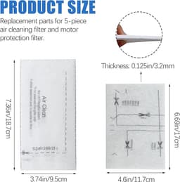 16 stuks Geschikt voor Miele Complete Stofzuiger filter filter kit voor het vervangen van de installatie - Stofzuiger onderhoud en reinigings accessoires - Stofzuiger filter - hepa filter — thumbnail 2