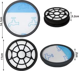 2-Pack HEPA-Filters Geschikt voor Rowenta Swift Power Cyclonic RO29xx - Vervanging voor ZR904301 - Geschikt voor RO2910EA t/m RO2981EA - Hoge Efficiëntie Filtratie — thumbnail 5