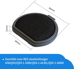 Replacements® filters geschikt voor de AEG QX9 steelstofzuiger - 9-delig — thumbnail 3