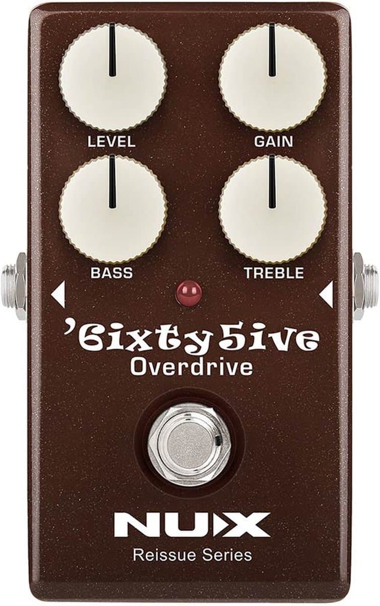 NUX 65O-10 analoge effect pedaal true bypass 6IXTY 5IVE OVERDRIVE — afbeelding 1