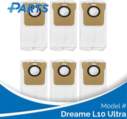 Dreame L10 Ultra Stofzakken (6 Stuks, Plus.Parts® alternatief voor RDB3) — thumbnail 1
