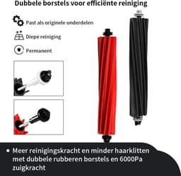 Replacements vervangingsset geschikt voor de Roborock Q8 Max / Q8 Max + / Q5 Pro + / Q5 Pro - 10-delig — thumbnail 2