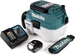 Makita DVC 750 LRG1X3 accu stofzuiger nat- en droogzuiger 18 V draagbaar + 1x 6,0 Ah accu en oplader - zonder accessoires — thumbnail 3