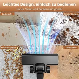Autostofzuiger - Kruimeldief - Huishoudelijk schoonmaken - Lichtgewicht en draadloos - 5 meter snoer - One Color — thumbnail 5