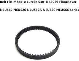 Vervangende stofzuigerriem - Reserveonderdeel - Stofzuigeronderhoud - Specifiek model - 2 stuks - Zwart — thumbnail 5