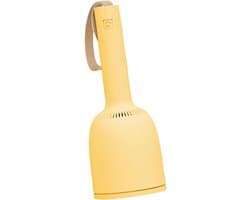 Draagbare Stofreiniger - Kleine Stofzuiger - Bureau Schoonmaken - Hoge Zuigkracht - 18.7 cm Hoog - Geel