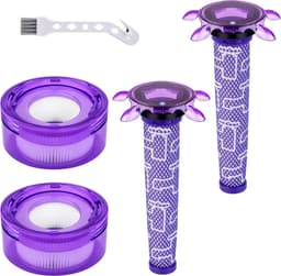 Filters voor Dyson V8 Advanced (SV25) Stervormige voorfilterkit + HEPA-filter Geschikt voor V8 Nieuwe Generatie 2023+ Vervangt 965661-05 967478-05 Phonillico® — thumbnail 1