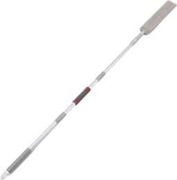 Intrekbare Stofreiniger - Stofdoek Lange Steel - Diepe Reiniging - Buigbare Microvezelkop - 162 cm Lengte - Grijs — thumbnail 1