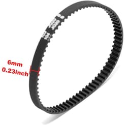 Stofzuiger Riem - Aandrijfriem Vervanging - Stofzuigen - V-vorm Ontwerp - 225 mm - Zwart — thumbnail 3