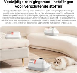 Xiaomi Dust Mite Vacuum Cleaner Pro | Slimme matrasreiniger tegen huisstofmijt | Realtime mijtdetectie | 55°C warme lucht | UV-licht — thumbnail 4