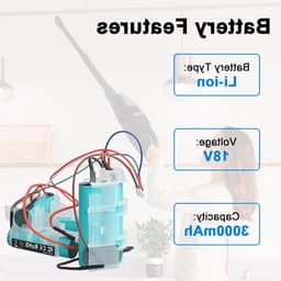 Compatibele Accu voor AEG CX7-35BM, CX7 2 35WR, CX7 2 35O en Meer - Hoogwaardige Vervangingsaccu voor Stofzuigers, Lange Levensduur en Betrouwbare Prestaties — thumbnail 4