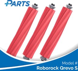 Roborock Qrevo S Borstels (3 Stuks, Plus.Parts® alternatief voor 8.02.0079) — thumbnail 1