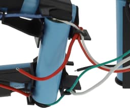 Stofzuigeraccu - Vervangende batterij - Huishouden schoonmaken - Kortsluiting beveiligd - 2000 mAh - Zwart/Blauw — thumbnail 3