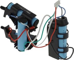 Stofzuigeraccu - Vervangende batterij - Huishouden schoonmaken - Kortsluiting beveiligd - 2000 mAh - Zwart/Blauw — thumbnail 4