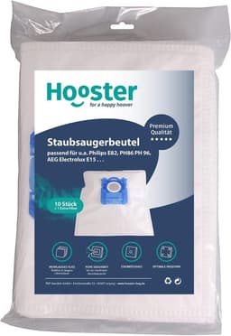 Stofzuigerzakken - Stofzakken AEG - Stofzuigen Huis - 5-laags fleece - 20 stuks - Wit — thumbnail 4