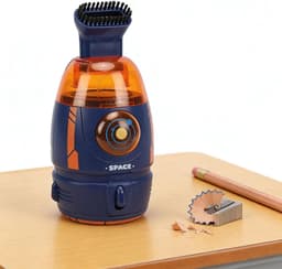 Mini Bureaustofzuiger - Draagbare Reiniger - Bureau Schoonmaken - 600 Pa Zuigkracht - 55 ml - Blauw — thumbnail 2