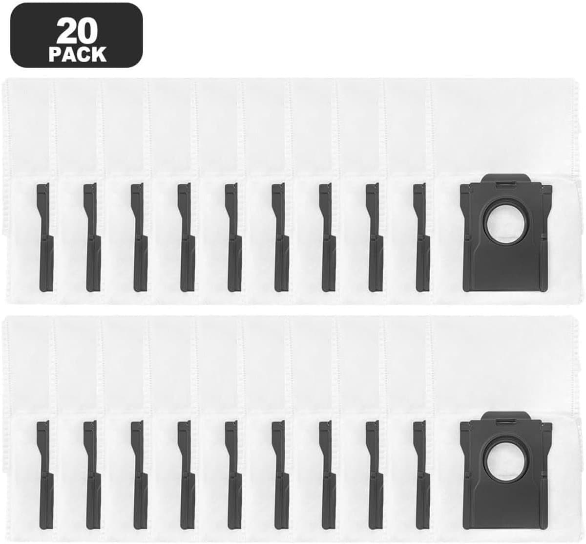 Stofzuigerzakken - Reservezakken - Stofzuigen - Efficiënte filtratie - 20 Pack - Wit — afbeelding 1