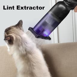 Stofzuiger voor kattenhaar: elektrische puppy haarstofzuiger, honden-stofzuiger, multifunctioneel reinigingsgereedschap voor kleine dieren, handhlint -R — thumbnail 3