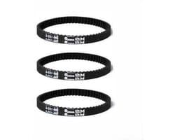 Stofzuigerriemen - Vervangende riemen - Stofzuigeronderhoud - Mechanische riem - 6.5 x 6.4 x 1.7 cm - Zwart