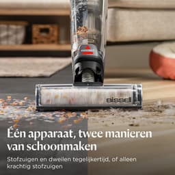 BISSELL CrossWave® OmniForce™ Select Vloerreiniger - Draadloze Stofzuiger met Dweilfunctie - Vlekkenreiniger voor Harde Vloeren - Snoerloze Steelstofzuiger - 2 in 1 Vacuum Cleaner met LED - Extra Krachtig 31aW - ZeroGap Technologie™ - 3912N — thumbnail 2