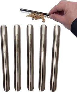 Tafelkruimel Roestvrijstaal - Kruimelveger Restaurant - Tafel Snel Schoonmaken - Duurzaam Metaal - 5 Stuks - Zilver — thumbnail 4