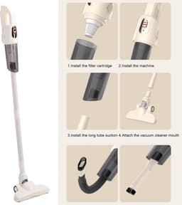 Dailygoods- Steelstofzuiger Draadloos 270° Draaibare Borstel - Handheld/Duwmodus - Multifunctioneel - Meerdere Opzetstukken - Verbeterde Reinigingsefficiëntie - Stofzuiger — thumbnail 5