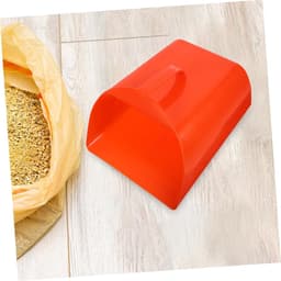 Tafelkruimel Stofblik - Lichtgewicht Schep - Efficiënte Reiniging - Ergonomische Handgreep - 27 cm - Rood — thumbnail 4