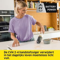 Compakte en lichte draadloze kruimelzuiger met 2-in-1 spleetmondstuk – Ideaal voor snel gebruik — thumbnail 3