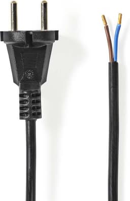 Nedis Stroomkabel voor Stofzuiger - 10.0 m - Type-F (CEE 7/7) - 250 V AC - 16 A - Zwart - PVC — thumbnail 2