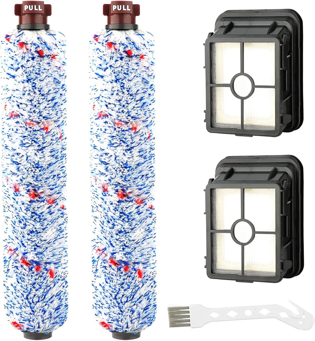 2x Borstelrol & 2x Filter voor Crosswave Stofzuiger — afbeelding 1