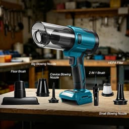 Accu-handstofzuiger compatibel met Makita 18 V accu borstelloze motor 100 W - ShopVlot — thumbnail 5