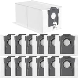 12 stofzuigerzakken voor Dreame L10s Ultra Gen 2 & 3, L10s Pro Ultra Heat, L20/L30s/L40/L40s/L50/X30/X40/X50 Ultra, L20 Ultra/X50 Ultra Complete, L40 Ultra AE, X30/X40 Pro, Mova S70 E30/40 P50/50s Z60 Ultra — thumbnail 1