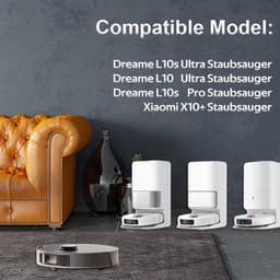 Dweilpads Geschikt Geschikt voor Dreame L10s Ultra, L10 Ultra, L10s Pro, Xiaomi X10+ 8-pack — thumbnail 3
