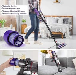 HEPA-filters / wasbaar Geschikt voormotorfilter Geschikt voor Dyson Cyclone V10 Absolute, Absolute Pro, Absolute Extra, Absolute Extra +, Absolute Extra Pro, SV12 — thumbnail 3