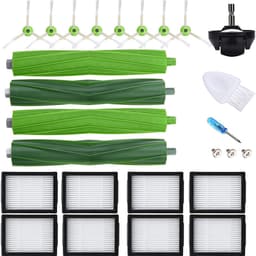 Onderhoudspakket geschikt voor iRobot Roomba i7+ i8+ i5+ i3+ E5 – HEPA Filter - Zijborstel - Roller – 20-delige set – Stofzuiger Vervanging set - Stofzuiger onderdelen — thumbnail 1