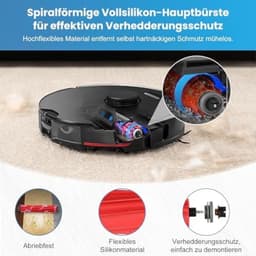 11-delig accessoireset voor robotstofzuigers - Inclusief hoofdborstel, HEPA-filters, dweilpads, zijborstels en reinigingsborstel voor optimale reinigingsprestaties — thumbnail 2
