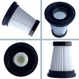 HEPA Filter - 8 Stuks - Geschikt voor Moosoo K12 K12 PRO K13 - Stofzuigerfilter - Stofzuiger Accessoires - Vervanging Filter - Voor Handheld Draadloze Stofzuiger - Met Filterborstel — thumbnail 3