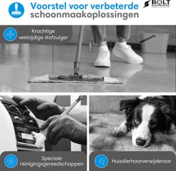 Bolt Electronics® SUPERSONIC GEN ONE Handstofzuiger - Steelstofzuigers - Draadloos - Zonder Zak Op Accu — thumbnail 2