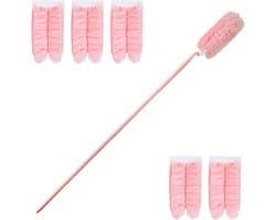 Kleine Stofwisser - Detaillering Stofdoek - Snel Stoffen - Verstelbare Kop - 36-110 cm - Roze