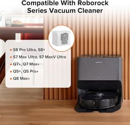 Originele stofzuigerzakken (6 stuks) voor Roborock S8 Pro Ultra, S8+, S7 Max Ultra, S7 MaxV Ultra, Q7 Max+, Q8 Max+, Q5 Pro+ en meer — thumbnail 3