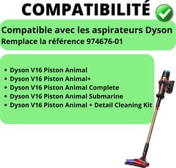 Filter voor Dyson V16 Piston Animal Vervangingsfilter 974676-01 stofzuiger V16-serie [Set van 2] Phonillico® — thumbnail 3