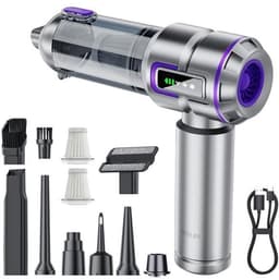 Autostofzuiger met draadloze batterij-indicator, draagbare borstelloze motor, handstofzuiger voor thuis en in de auto. — thumbnail 1