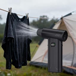 Elektrische Stofblazer - Perslucht Reiniger Stofverwijderaar - Veelzijdig Reinigen - Krachtige Dieptereiniging - 100.000 rpm - Zwart — thumbnail 4