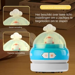 Desktop Stofzuiger - Mini Stofzuiger - Bureau Schoonmaken - USB Oplaadbaar - 11.9 x 9.1 cm - Blauw — thumbnail 5